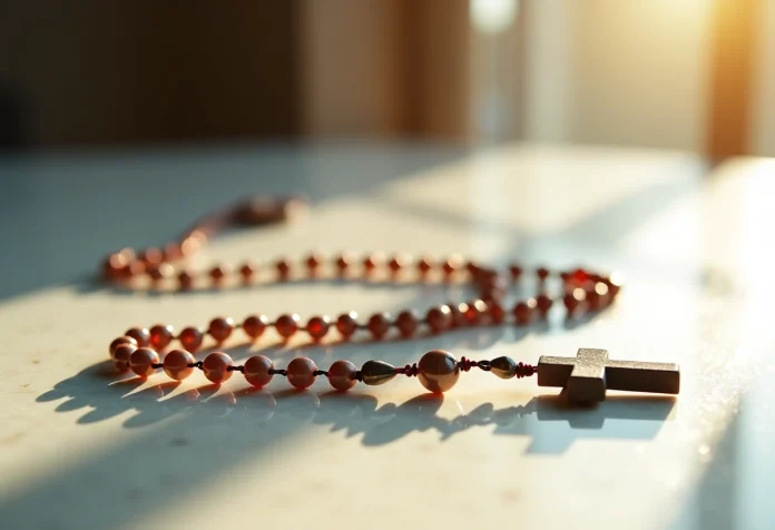 chapelet croix en cadeau